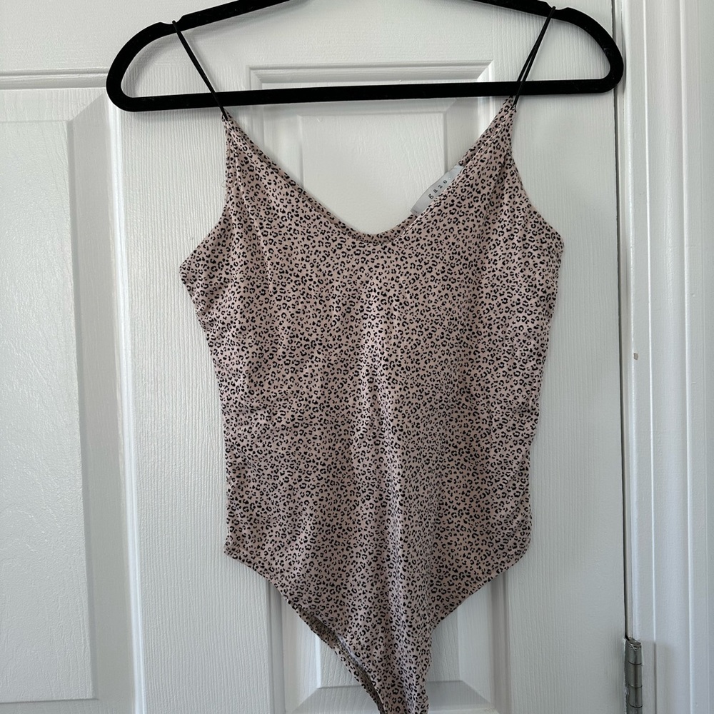 Animal print bodysuit